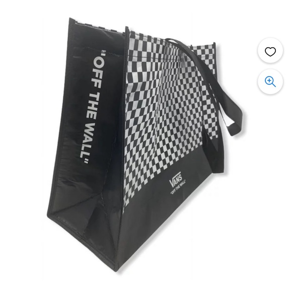 New With Tags Vans Bag Unisex Original Black And checkered . - Picture 5 of 13